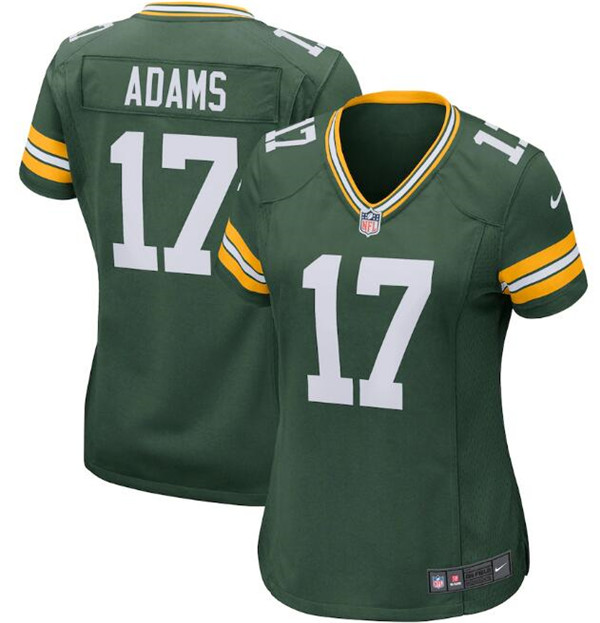 Women's Green Bay Packers #17 Davante Adams Green Vapor Untouchable Limited Stitched Jersey(Run Small)